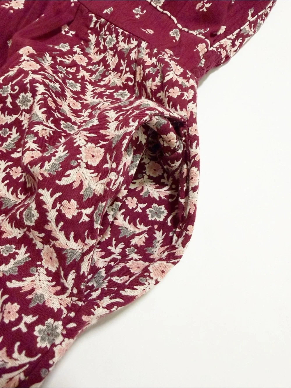 Fat Face Kelly Red Wild Ditsy Floral Cotton Boho Midi Dress - Picture 10 of 15